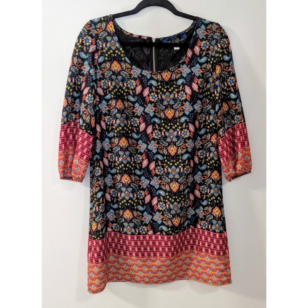 Francesca's 'Blue Rain' Sheath Dress